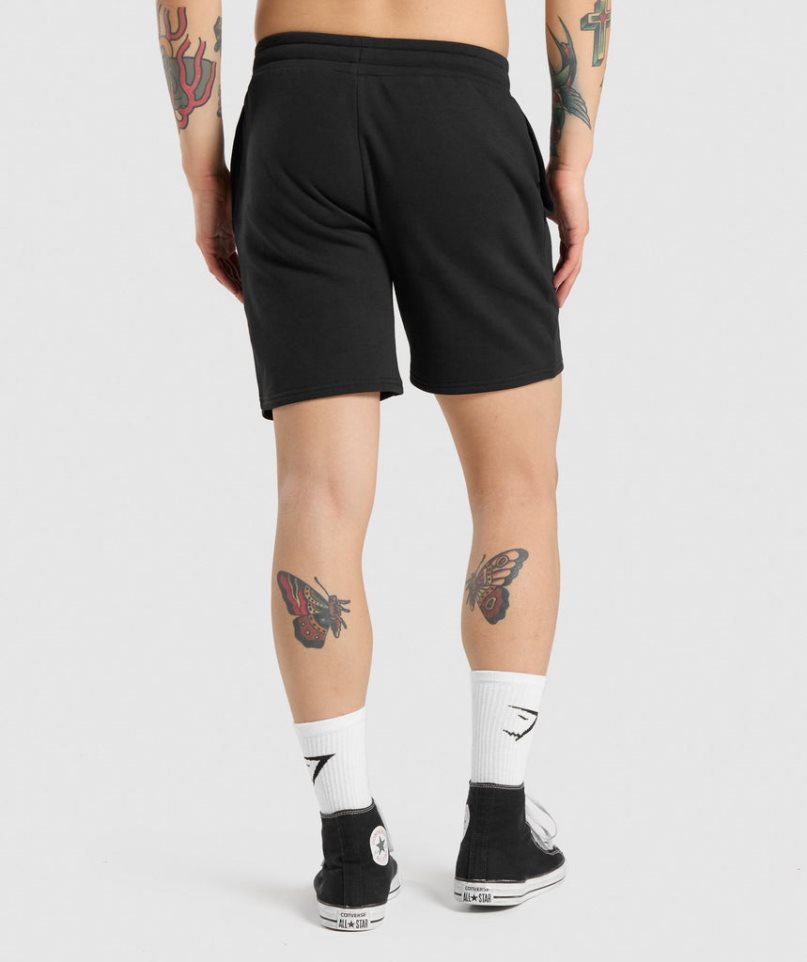 Men's Gymshark Legacy Shorts Black | NZ 4CRHIY